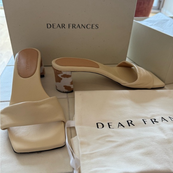 Dear Frances Shoes - Dear Frances Cream Women's Shoes